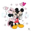 Mickey Minnie Heart Valentine SVG File