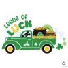 Loads Of Luck Mickey Shamrock Truck SVG