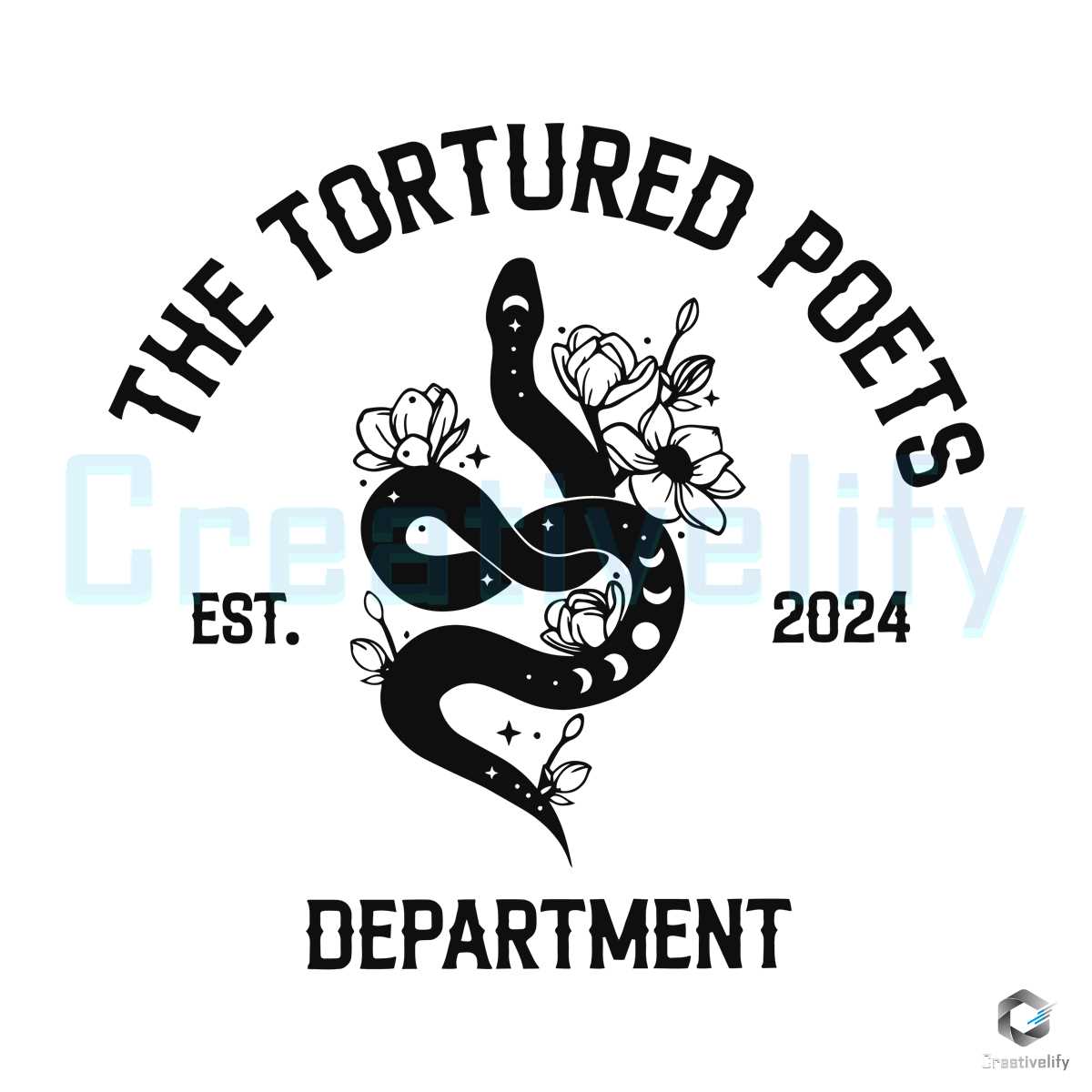 The Tortured Poets Department SVG New Album Era File - CreativeLify