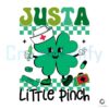 Just A Little Pinch Nurse Lucky Shamrock SVG Digital