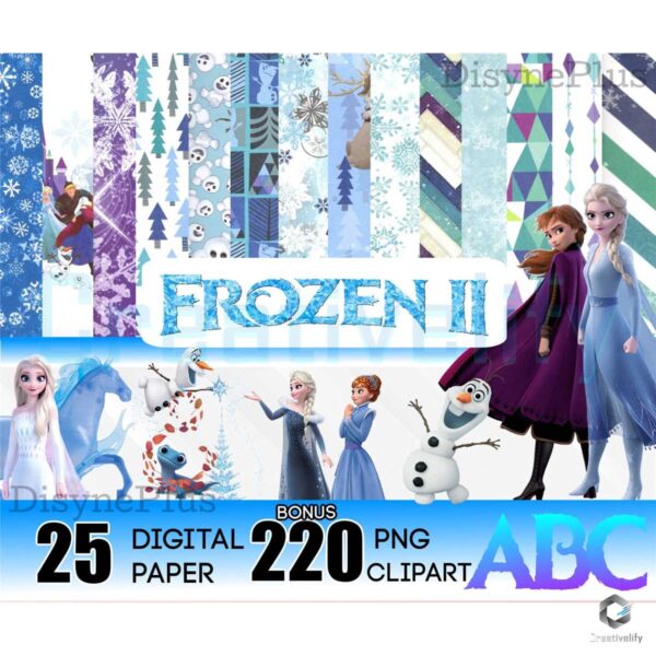 Frozen Wallpaper Anna And Elsa PNG Bundle
