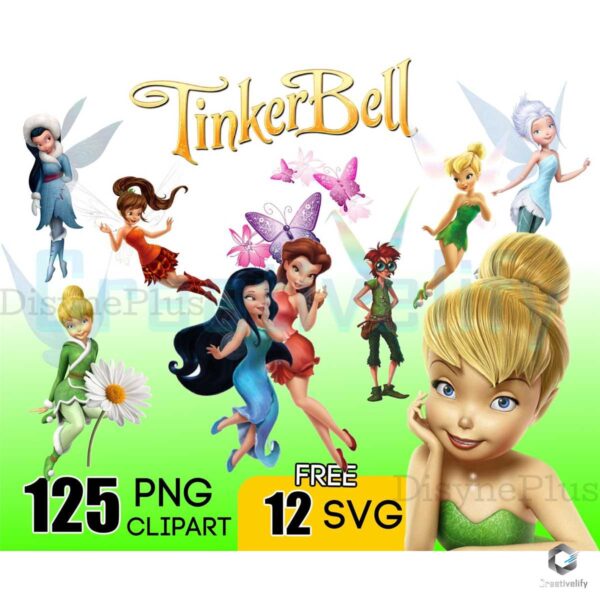 Tinkerbell Disney Movie PNG Bundle File