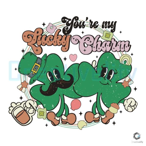 Retro You Are My Lucky Charm SVG File