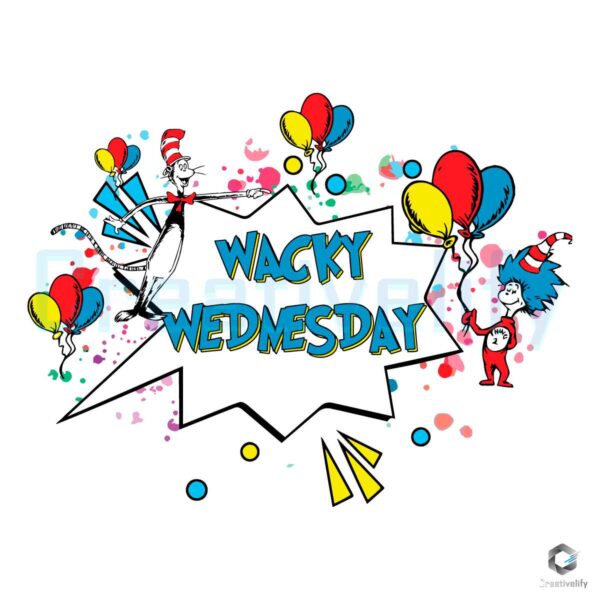 Wacky Wednesday Dr Seuss SVG File