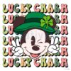 Lucky Charm Mickey Patricks Day SVG