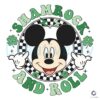 Mickey Shamrock And Roll Patricks Day SVG