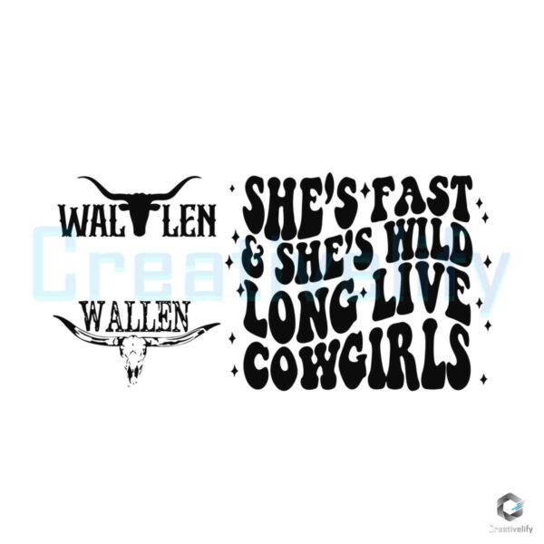 Long Live Cowgirls Western PNG File