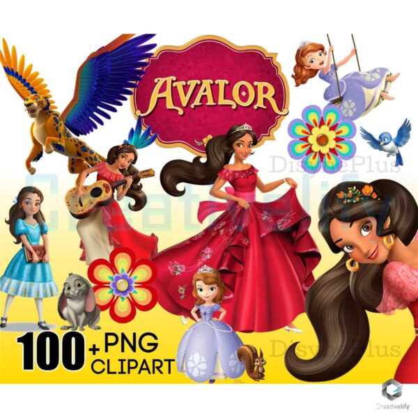 Avalor Disney Princess Bundle PNG File
