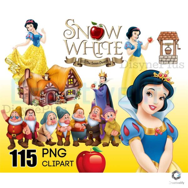 Snow White Disney Princess PNG Bundle File