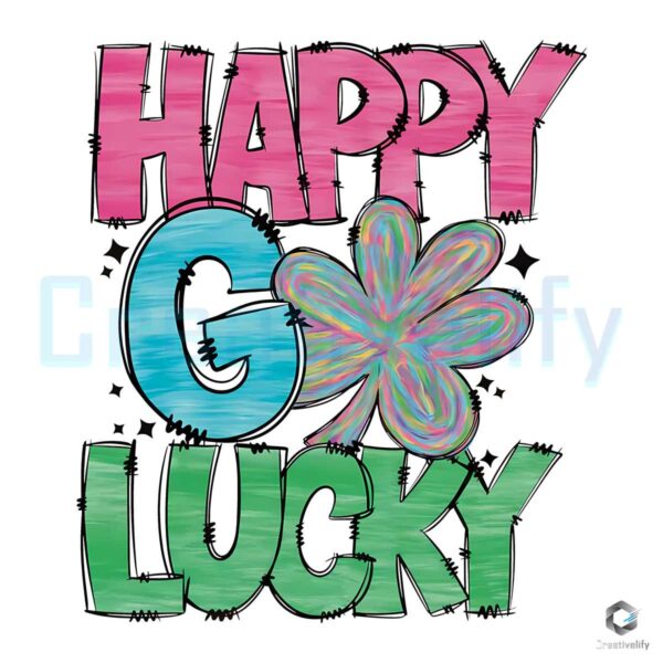 Happy Go Lucky St Patricks Day PNG File