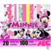 Pink Minnie Mouse Wallpaper Bundle PNG File