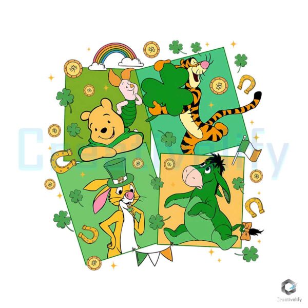 cute-winnie-the-pooh-with-shamrock-png