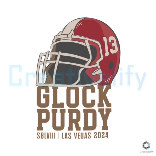 Glock Purdy LVIII Las Vegas SF 49ers SVG