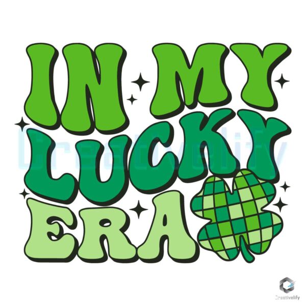 in-my-lucky-era-clover-checkerboard-svg