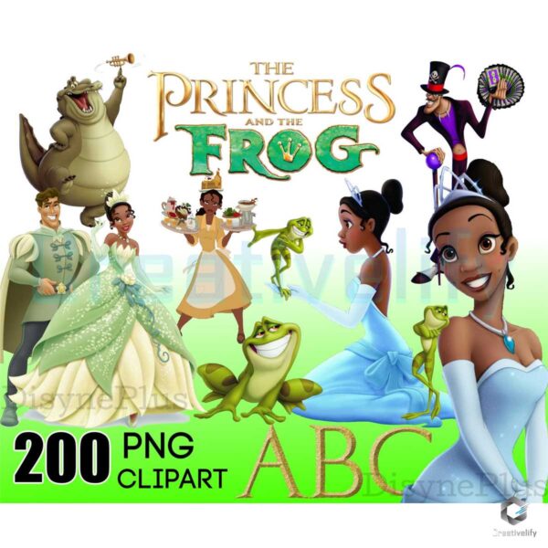 The Princess And The Frog Bundle PNG File