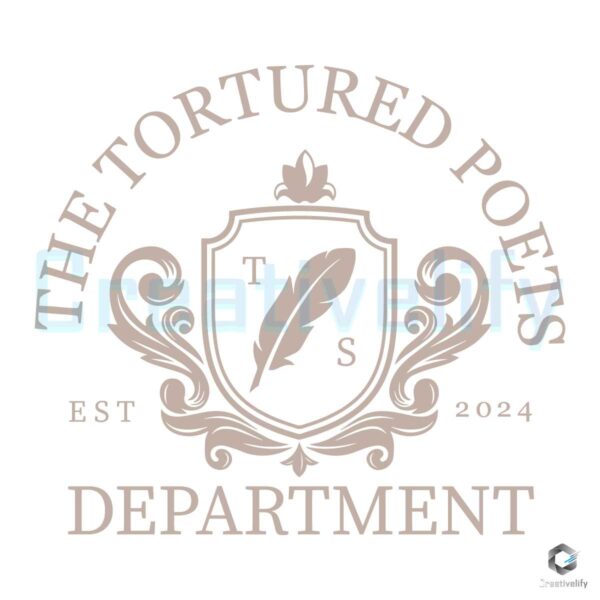 The Tortured Poets Department Taylor 2024 SVG