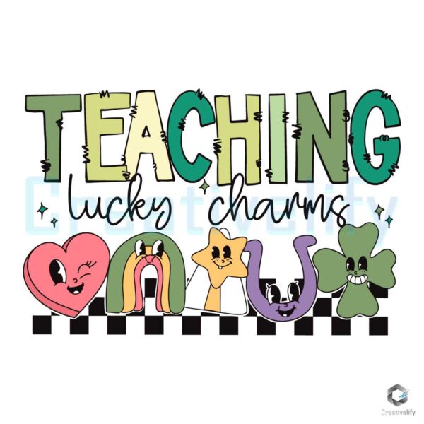 Teaching Lucky Charms Patrick SVG