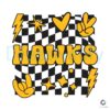 checkerboard-hawks-ncaa-team-svg