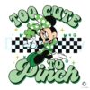 Minnie Too Cute To Pinch Patricks Day SVG