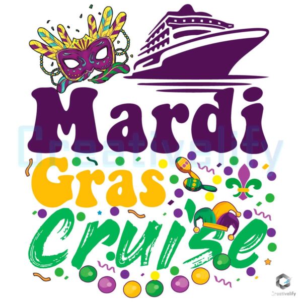 Mardi Gras Cruise Family Trip PNG File