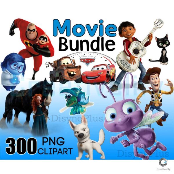 Car Movie Disney Bundle PNG File Clipart