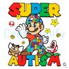 Super Mario Super Autism PNG File Design