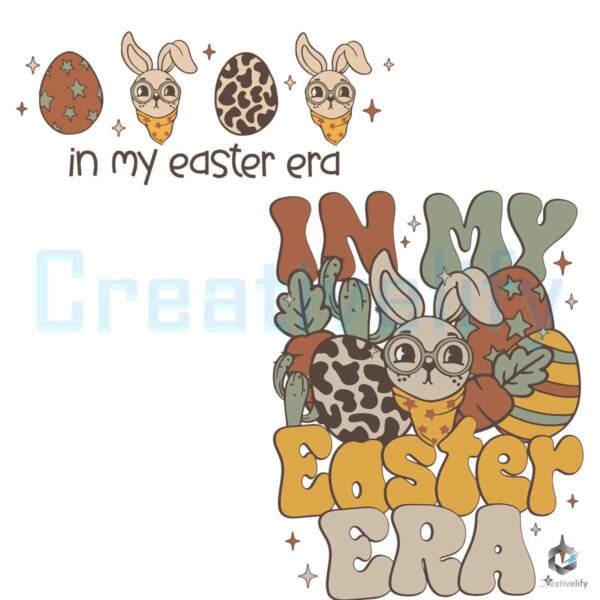 In My Easter Era Cute Rabbit SVG File