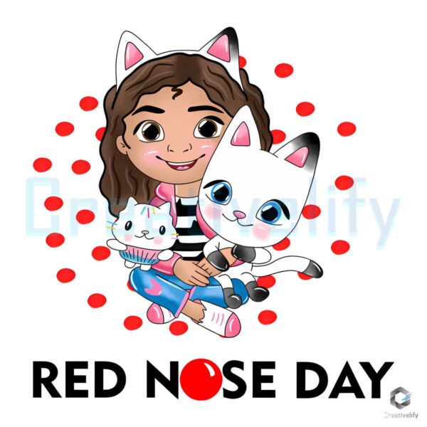 Red Nose Day 2024 Cartoon Character PNG