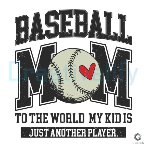 Baseball Mom Quote SVG File Digital