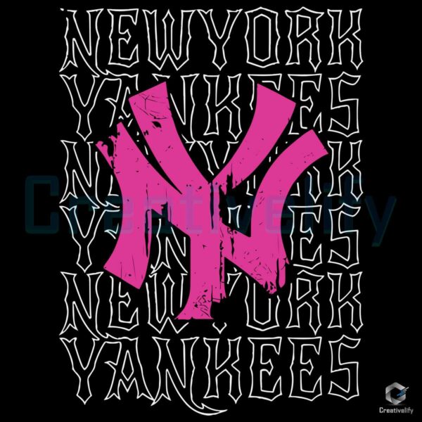 New York Yankees Team Baseball Logo SVG