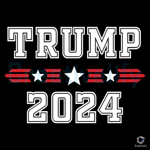 Trump 2024 President Election SVG File