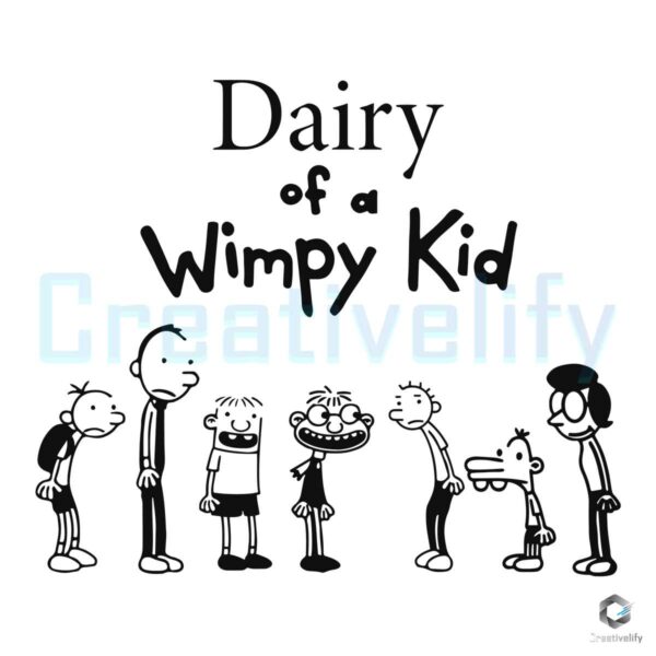 Diary Of A Wimpy Kid World Book Day SVG