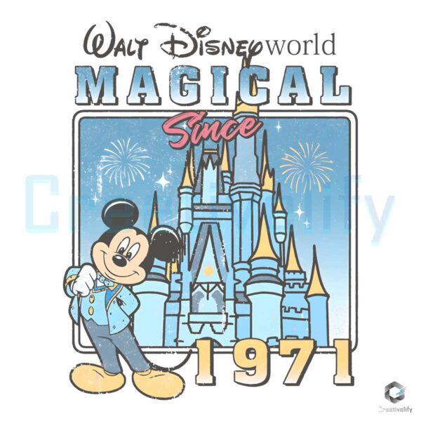 Walt Disney World Magical Since 1971 PNG