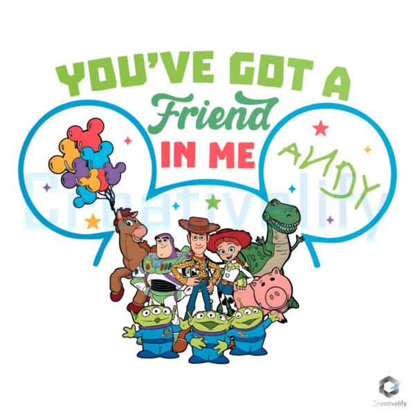 Disney You Have Got A Friend In Me Andy PNG