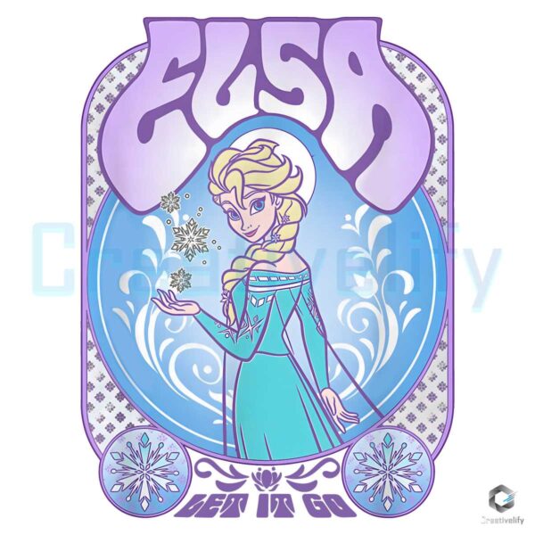 Elsa Let It Go Disney Frozen PNG File Digital