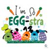 Im So Eggstra Disney Character Easter SVG