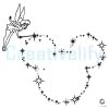 Tinkerbell Mickey Mouse Head SVG File Download