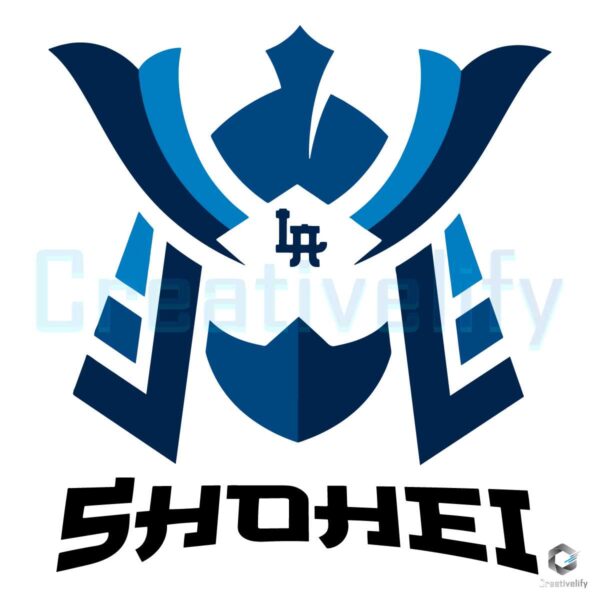 Shohei Ohtani Samurai MLB LA Dodger SVG