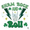 Patricks Day Sham Rock And Roll Skeleton SVG