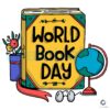 World Book Day Globe Glasses Bookish SVG