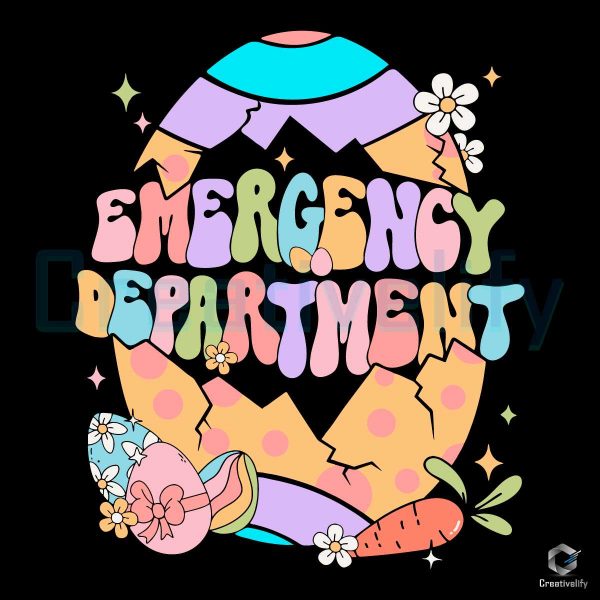 Emergency Department Easter Eggs SVG