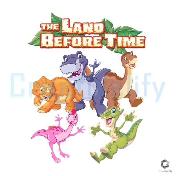 Land Before Time Cartoon Characters PNG