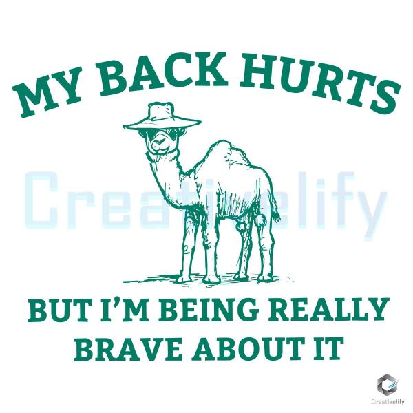 Im Being Really Brave About It Quote Meme SVG