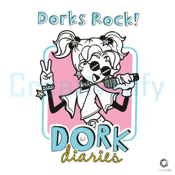 Dorks Rock Dork Diaries World SVG File
