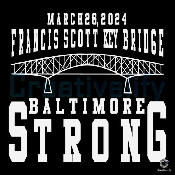 Francis Scott Key Bridge Collapse SVG File