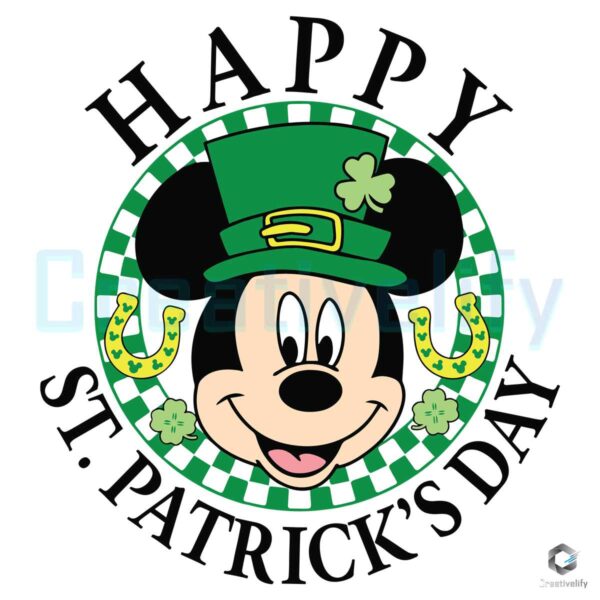Funny Mickey St Patricks Day SVG File