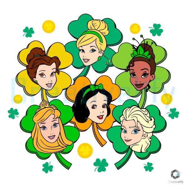 Disney Princess Patricks Day SVG File