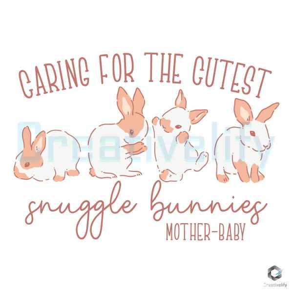 Caring For The Cutest Mother Baby SVG File