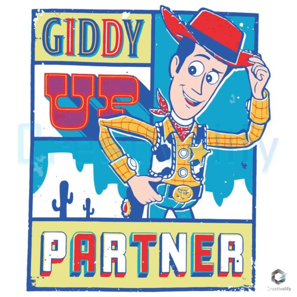 Disney Woody Giddy Up Partner Toy Story SVG