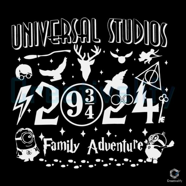 Universal Studios 2024 Disney Family Adventure SVG